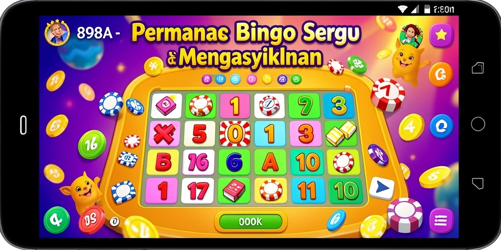 Tampilan gameplay seru dari permainan Bingo 898A.