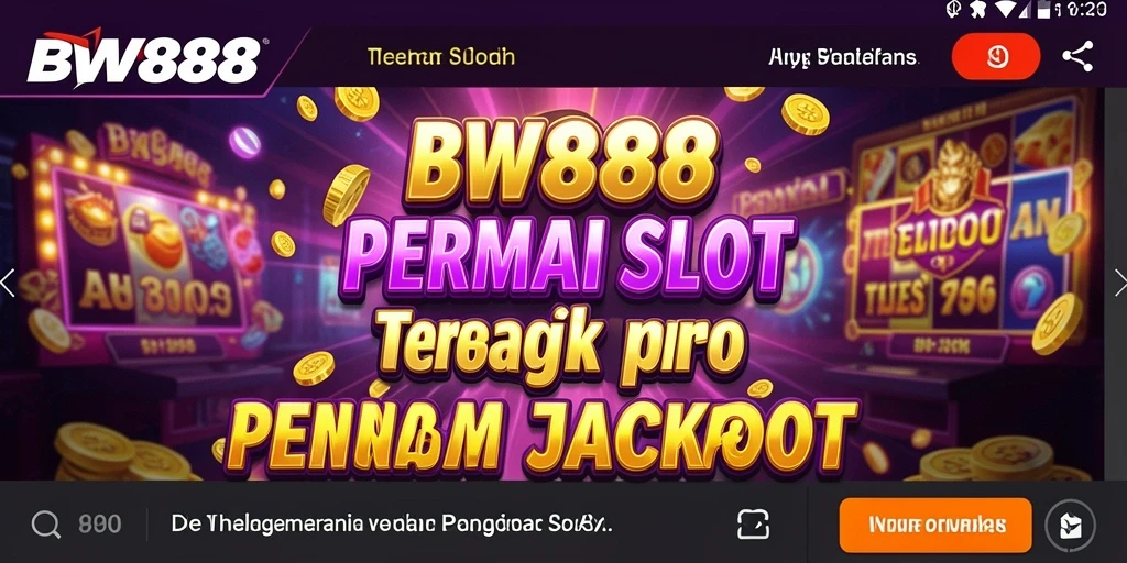 Screenshot utama BW888 menampilkan gameplay Slot yang seru dan menarik.