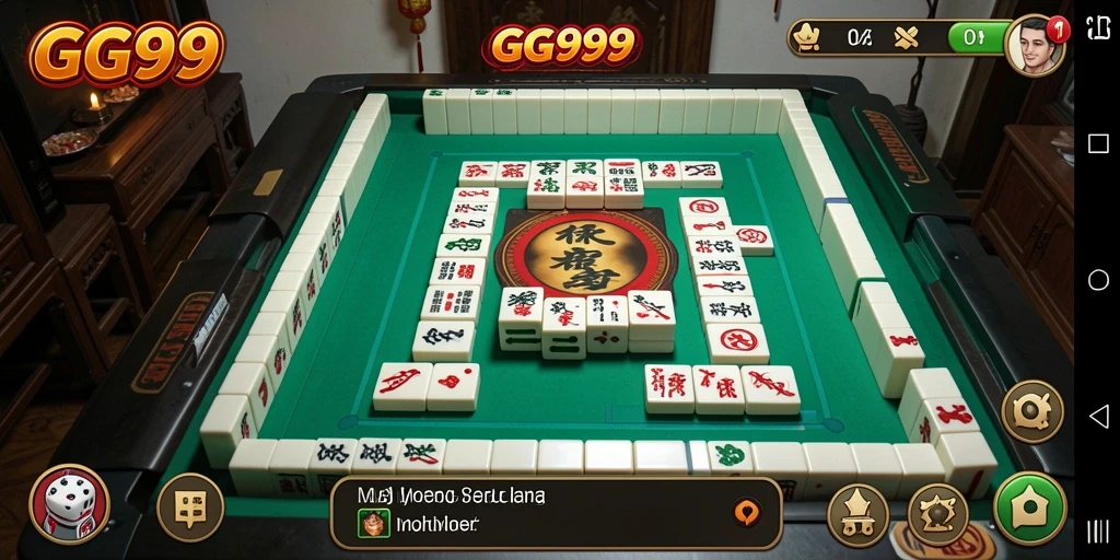 Gameplay seru dan interaktif dari permainan Mahjong GG999.