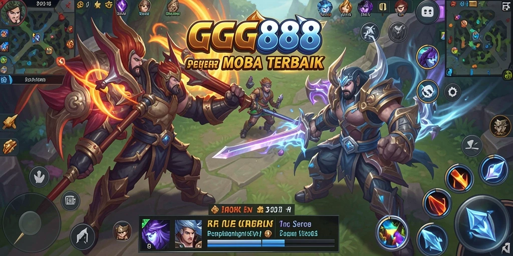 Tampilan seru dari pertempuran epik di GGG888.