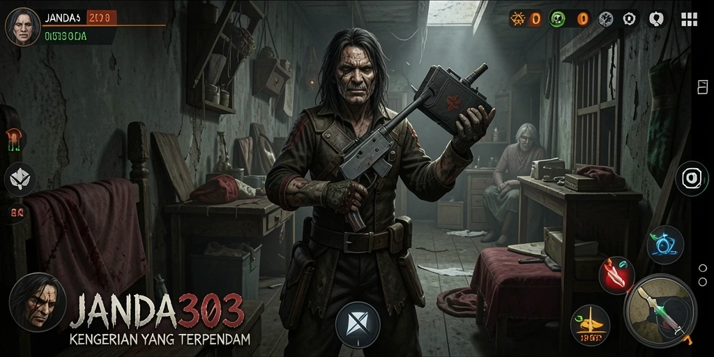 Gameplay menakutkan dengan suasana Horror yang mencekam.