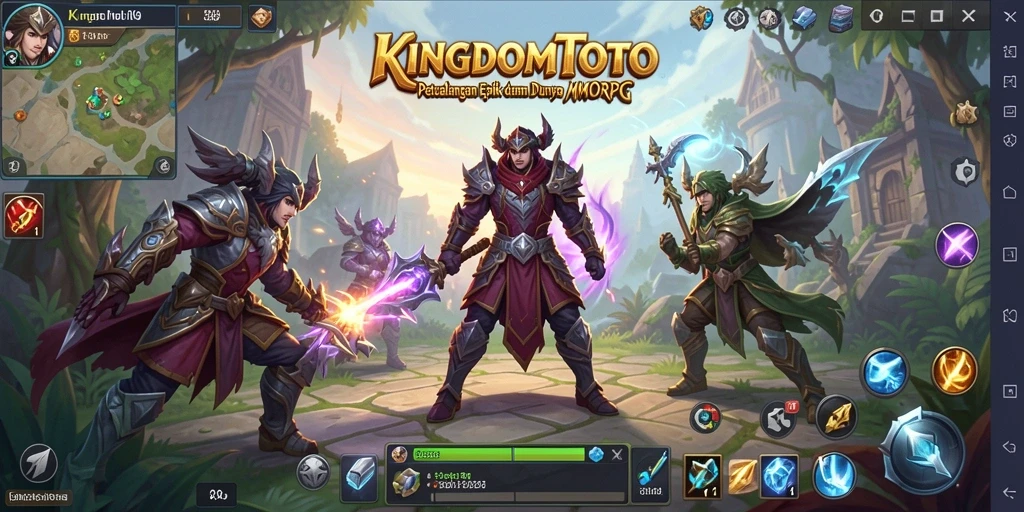 Tangkapan layar menampilkan gameplay seru dari KINGDOMTOTO.