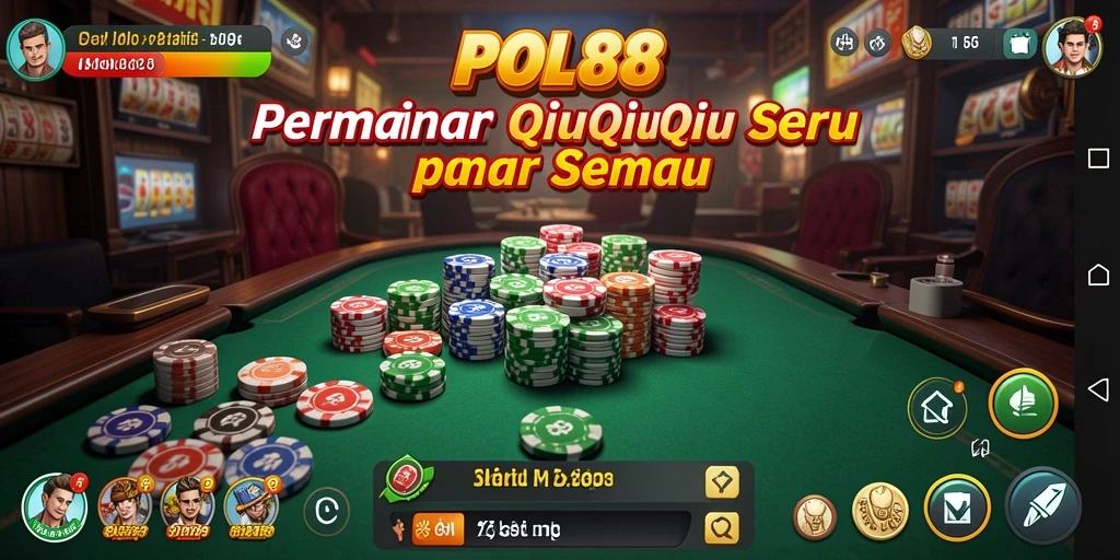 Tampilan gameplay seru dari POL88 saat bermain QiuQiu.