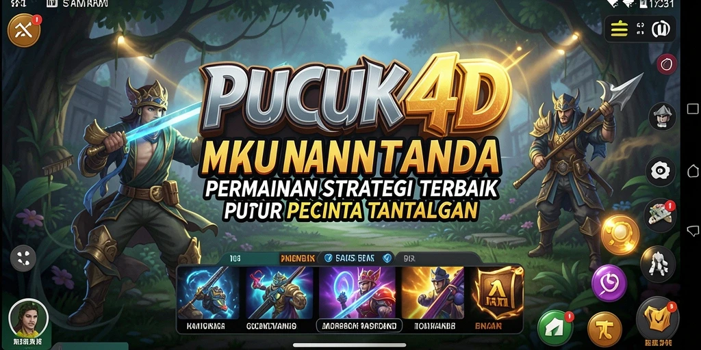 Tampilan menarik dari gameplay PUCUK4D yang mengutamakan strategi.